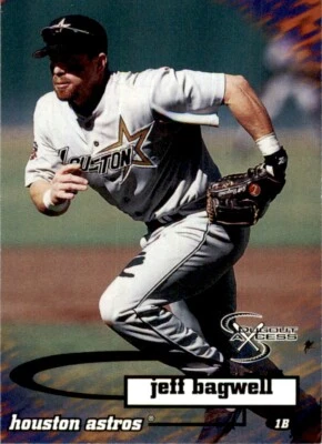1998 SkyBox Dugout Axcess Jeff Bagwell Houston Astros #19 MLB Baseball - Image 1 of 2