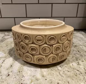 McCOY USA Scandia 31 MCM metà secolo moderno vaso cerchio fioriera ceramica - marrone - Foto 1 di 8