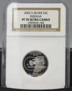 2002 S Indiana Silver NGC PF 70 UCAM - Picture 1 of 1