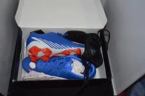 Concave Volt + FG Speed - Blue/white/red US 7.5 Soccer / Rugby Cleats V2 - Picture 1 of 7