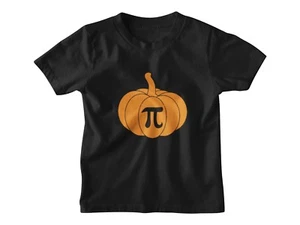 Youth Toddler Pumpkin Pi Shirt Math Geeks Funny Halloween Tee Thanksgiving Pie - Picture 1 of 9