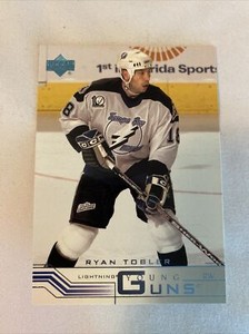 Ryan Tobler 2001-02 Upper Deck YOUNG GUNS SP Rookie Tampa Bay Lightning 440 B1p2