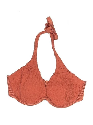 Top de traje de baño naranja para mujer Calzedonia L Foto 1 de 2