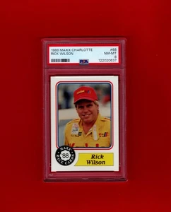 1988 Maxx (Char)  #65 Rick Wilson  PSA 8 $$$$ - Picture 1 of 2