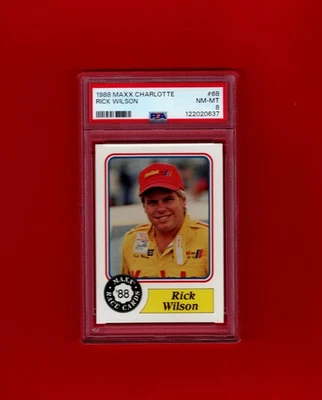1988 Maxx (Char)  #65 Rick Wilson  PSA 8 $$$$ - Image 1 of 2