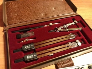 Kern Swiss Compass Drafting Set Vintage Precision Drawing Tool - Picture 1 of 4