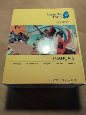 ROSETTA STONE- FRANCAIS FRENCH LEVEL 1 - 5 LANGUAGE LEARNING COURSE VGC - Image 1 of 4