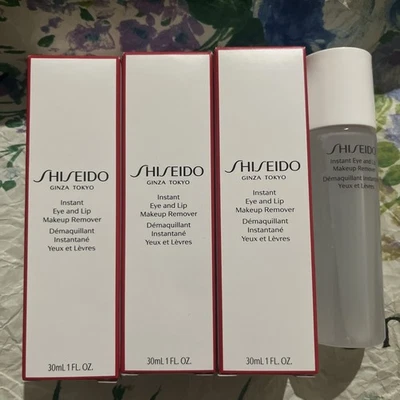 x3 Shiseido мгновенное средство для снятия макияжа глаз и губ (30 мл) каждое - Изображение 1 из 3