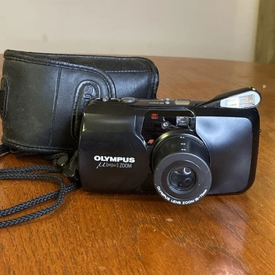 Olympus mju i 1 Zoom 35-70mm Infinity Stylus Compact Film Camera READ - Image 1 of 4