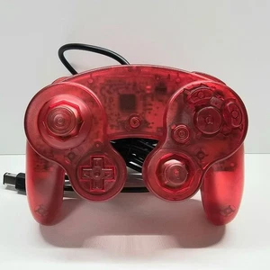 GameCube Controller GC Con Clear Red Custom - Picture 1 of 8