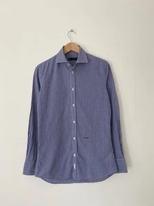Dsquared2 Checkered Embroidered Logo Dean Dan Buttons Shirt 2013 - Picture 1 of 15