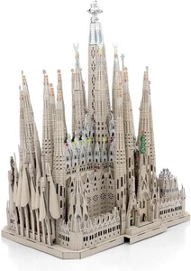 Metal Earth Premium 4 sheet Sagrada Familia Model Kit + Tweezer 02584 - Picture 1 of 4