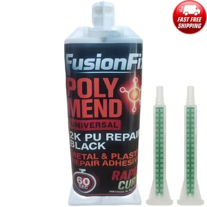 POLYMEND PU Rapid 50ml Plastic Repair Adhesive - REPLAST Equivalent, Fast 60 Sec - Picture 1 of 21