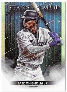 Jazz Chisholm Jr. Marlins 2022 Topps Chrome - Stars of MLB #SMLB-10 - Picture 1 of 3