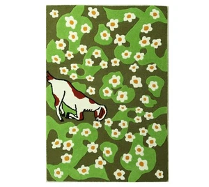 Goat Garden Area Rug Modern For home decor Woolen Carpet for Living Room, Bed - Picture 1 of 10