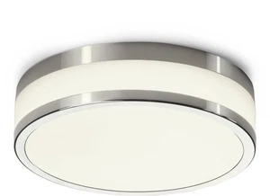 LED Deckenleuchte Deckenlampe Badezimmer Glas Chrom Weiß Rund Modern 4000K IP44 - Bild 1 von 1