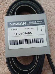 117203TA0A Genuine OEM Nissan 2015-2020 ROGUE / 2013-2018 ALTIMA Serpentine Belt - Picture 1 of 7
