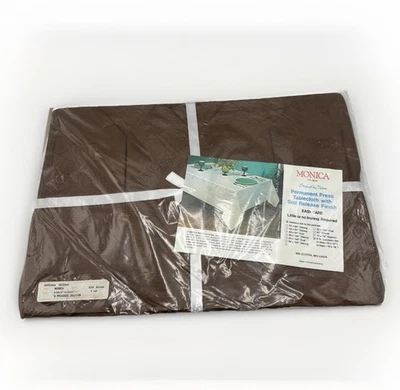 Vintage Monica Brown Placemat Napkin Set Service for 4 - Image 1 of 4