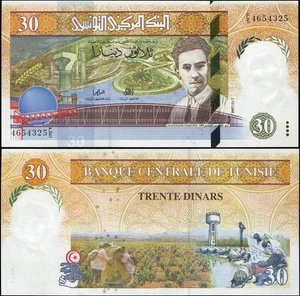 Tunisia Banknote 30 dinars 07.11.1997 (1997) Unc Cat# P.89a - Picture 1 of 1
