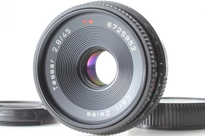 [Near MINT]  Contax Carl Zeiss Tessar T* 45mm f/2.8 AEJ CY Mount Lens From JAPAN - Image 1 of 4
