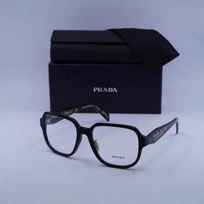 Prada PRB07VD 3891O1 черный/средний Гавана 56 мм очки новый подлинный - Изображение 1 из 4