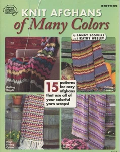American School of Needlework Strickmusterbuch 1347 -15 Strick Afghanen Farben - Bild 1 von 2