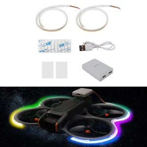 For DJI Avata 2/NEO Drone Upgraded Flexible Colorful Light Strip Accessories - Picture 1 of 17