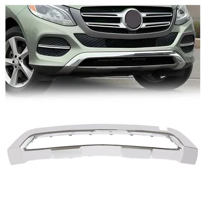 For 2016-2018 Mercedes GLE300d GLE350 W166 Silvery Front Bumper Lower Grill Trim Foto 1 de 4