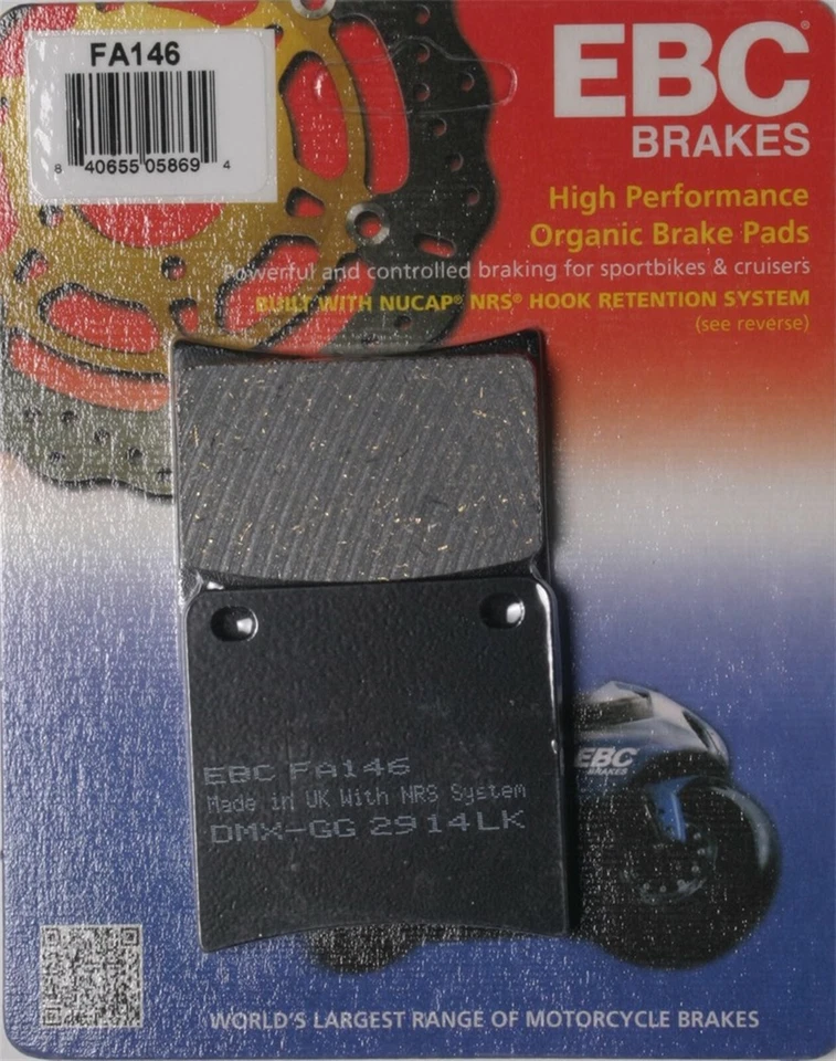 EBC FA146 Organic Brake Pads For Suzuki GSX600F Katana 1988-1997  Front - Image 1 of 1