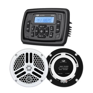 Radio Bluetooth IP66 Impermeable Barco + Altavoz Estéreo Marino 6.5'' 240W - Imagen 1 de 12