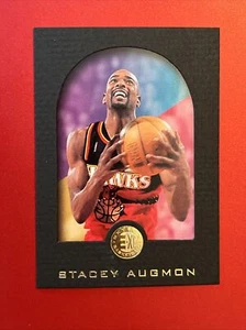 1995-96 SkyBox E-XL Black Stacey Augmon Atlanta Hawks #1 Basketball Card - Picture 1 of 2