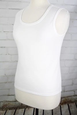 Camiseta sin mangas SPORTHILL para mujer pequeña blanca tejida de poliéster camisa ropa deportiva Foto 1 de 4