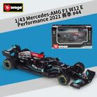 Bburago 1:43 F1 Formula Mercedes-AMG W12E #44 Lewis Hamilton Model Car Regular
