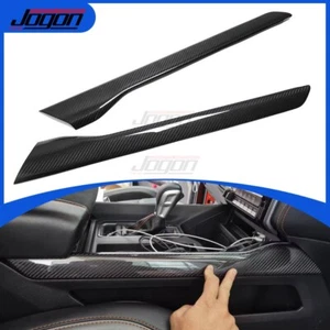 Carbon Center Console Side Panel Cover Trim Strips For Dodge RAM 1500 TRX 2019+ - Picture 1 of 10