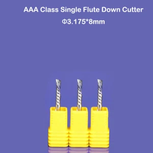 3 piezas AAA fresadora de PCB para flauta izquierda broca de enrutador CNC 3,175 mm x 8 mm - Imagen 1 de 1