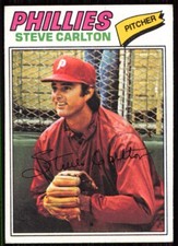 1977 Topps Steve Carlton Philadelphia Phillies #110