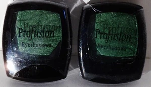 2 PROFUSION Pressed Powder Singles Eyeshadow MATTE #15 Green Sealed RARE - Picture 1 of 2