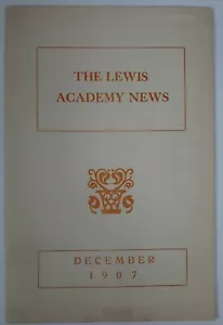 Wichita KS Lewis Academy News School Short Stories Booklet 1900's Antique 1907 - Picture 1 of 6