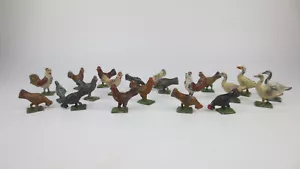 Heyde alte vollplastische Hühner und Gänse CH22617 - Bild 1 von 5