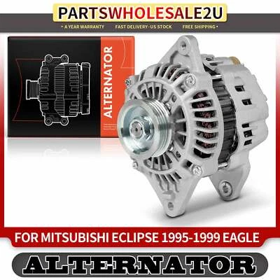 Alternador para Eagle Summit 1995-1996 Mitsubishi 75/90A 12V CW polea de 4 ranuras Foto 1 de 4