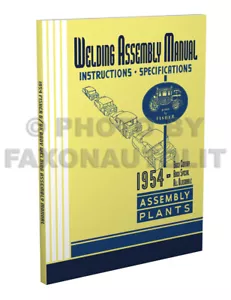1954 Fisher Cuerpo Soldadura Montaje Manual Buick Special Siglo Oldsmobile 88 98 - Imagen 1 de 2