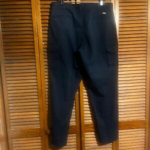 Navy Blue Cargo Pants Men's Size 38 x 33 Used Work Uniform