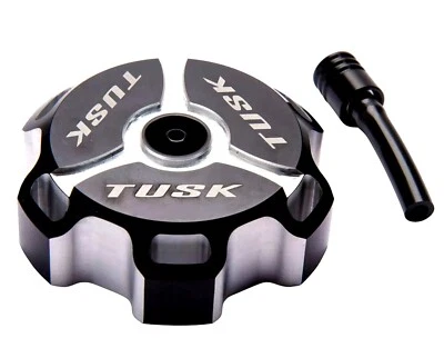 Tusk Billet Aluminum Gas Cap Black Machined For Yamaha Raptor 700 2006-2025 (41) - Image 1 of 2