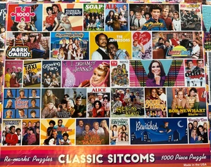 Classic Movies 1000 Piece PANORAMIC Jigsaw Puzzle By Re-marks Sealed Box NIP - Picture 1 of 3