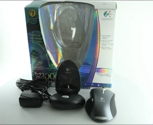 Boxed Logitech MX1000 Laser Cordless Wireless Mouse - USB/PS2 (931175-0403) - Picture 1 of 4