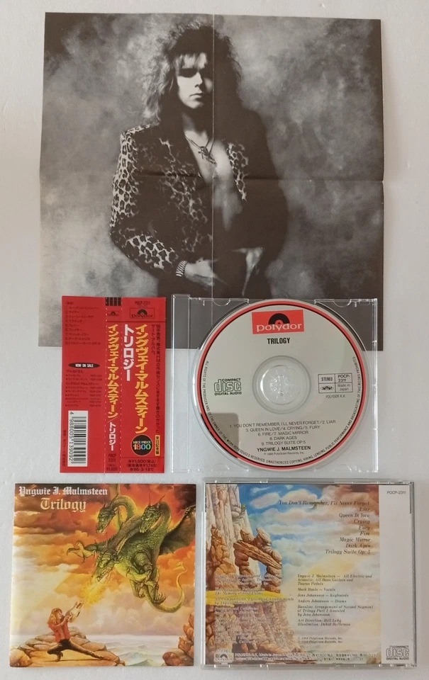 YNGWIE J. MALMSTEEN - Trilogy - 1994 JAPAN CD OBI ~[POCP-2311]** SILVER MOUNTAIN Foto 1 de 1