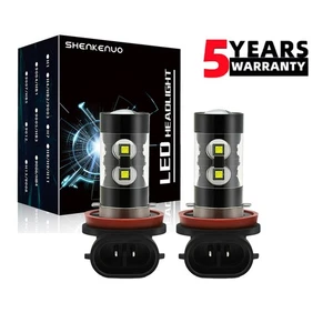 H11 6000K White LED Fog Light Bulbs For 2003-2007 Honda Accord 4DR Sedan LH RH - Foto 1 di 9