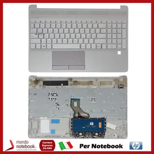 Clavier Avec Top Boîtier HP 15-dw (Italiana) Avec Finger Print - Afbeelding 1 van 1