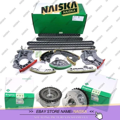 Kit de cadena de distribución INA árbol de levas engranaje para Audi A4 A5 A6 S6 A7 Q7 Q5 S4 SQ5 S5 3.0T Foto 1 de 4