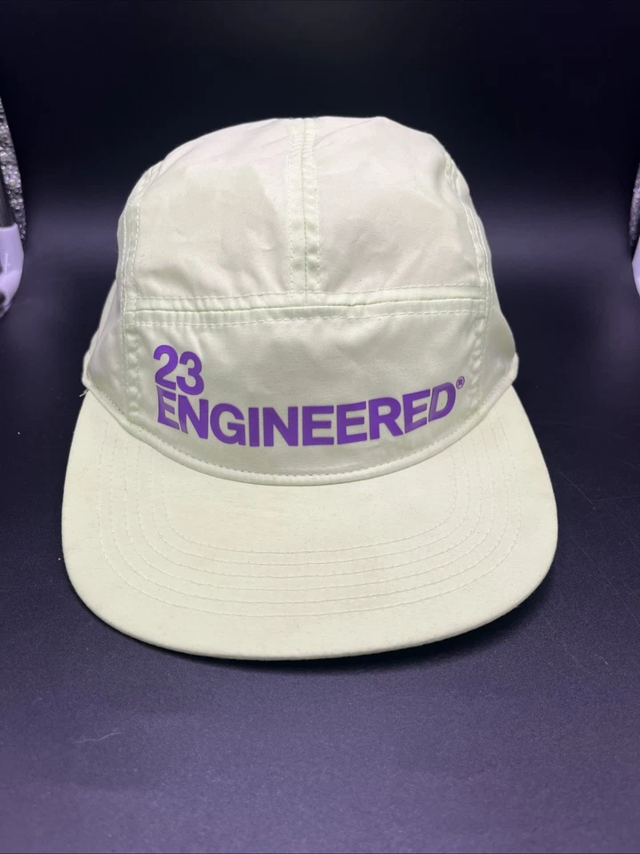 Air Jordan 23 Engineered 5 Paneles Jumpman Sombrero Correa Trasera Gorra Verde Neón Hombres Foto 1 de 4